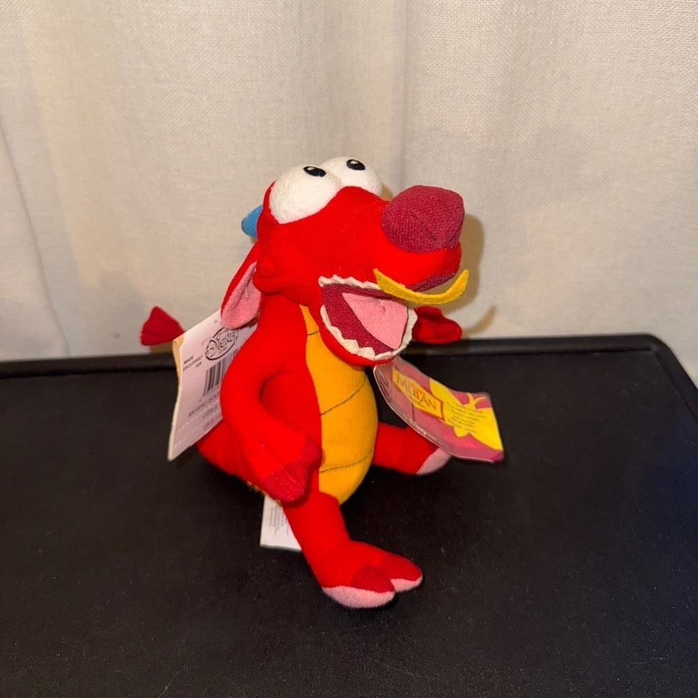 Vintage Disney Mulan Mushu Plush